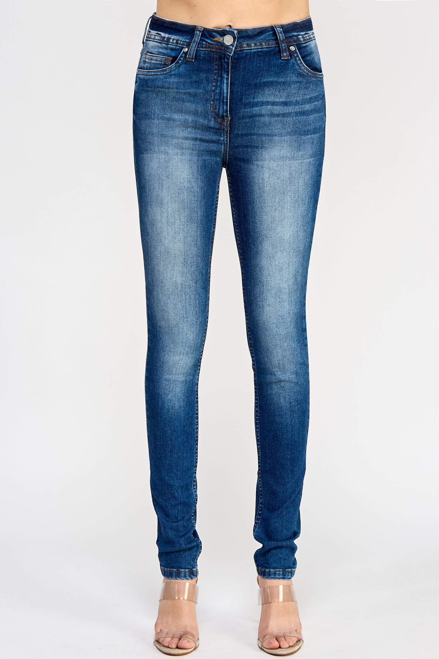 Blue Basic Fit Jeans