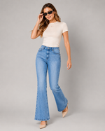 Load image into Gallery viewer, Retro Echo Wide Jeans