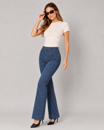 Load image into Gallery viewer, Flora Flare Embroidered Jeans