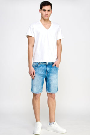 Azure Denim Shorts - MEN's Shorts - UrbanKoach