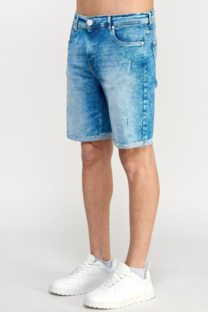 Azure Denim Shorts - MEN's Shorts - UrbanKoach