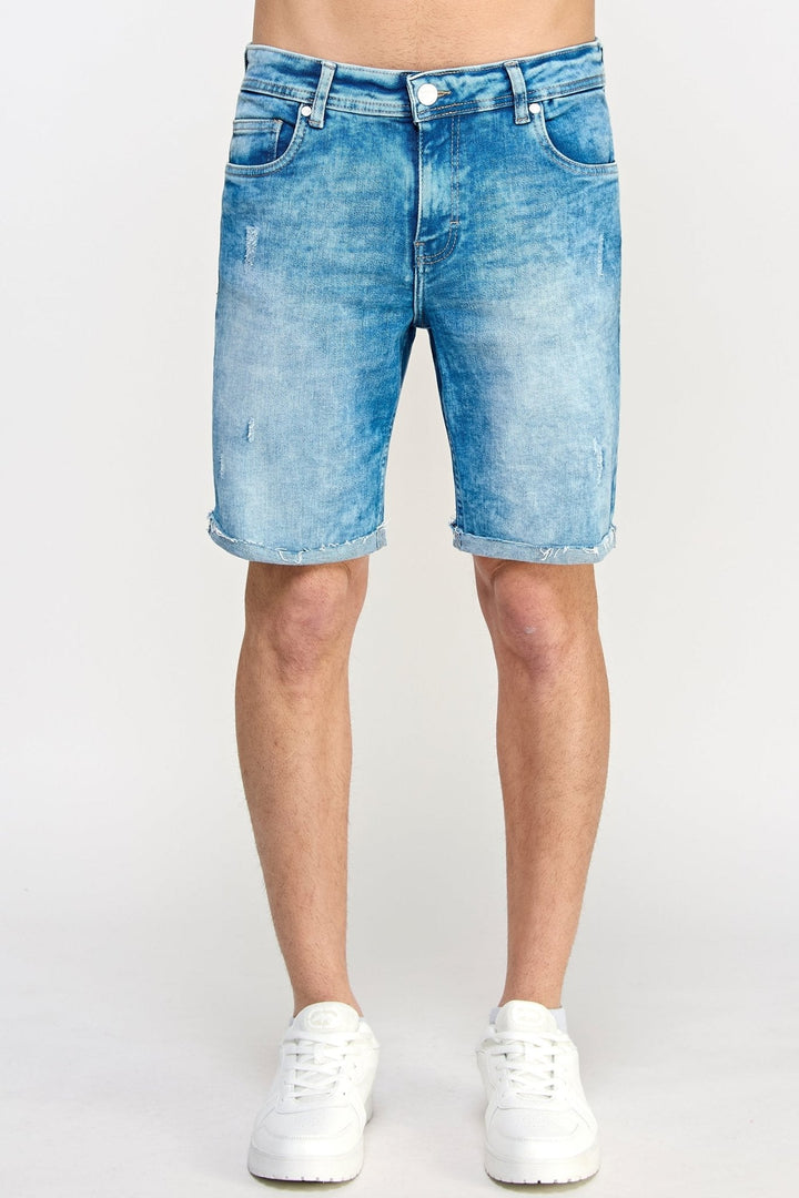 Azure Denim Shorts - MEN's Shorts - UrbanKoach