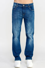 Load image into Gallery viewer, Basic Fit Blue Jeans - MEN's Trousers - UrbanKoach