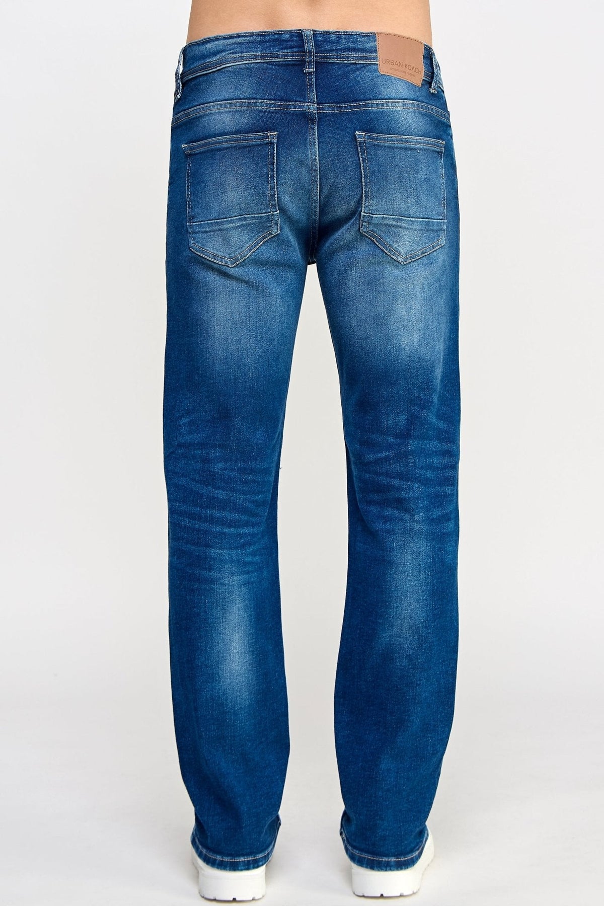 Basic Fit Blue Jeans - MEN's Trousers - UrbanKoach