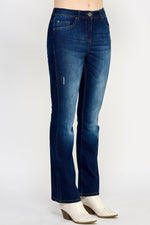 Load image into Gallery viewer, Betty Dark Blue Denim Jeans - Ladies Trousers - UrbanKoach