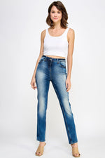Load image into Gallery viewer, Blue Wash Denim Jeans - Ladies Trousers - UrbanKoach