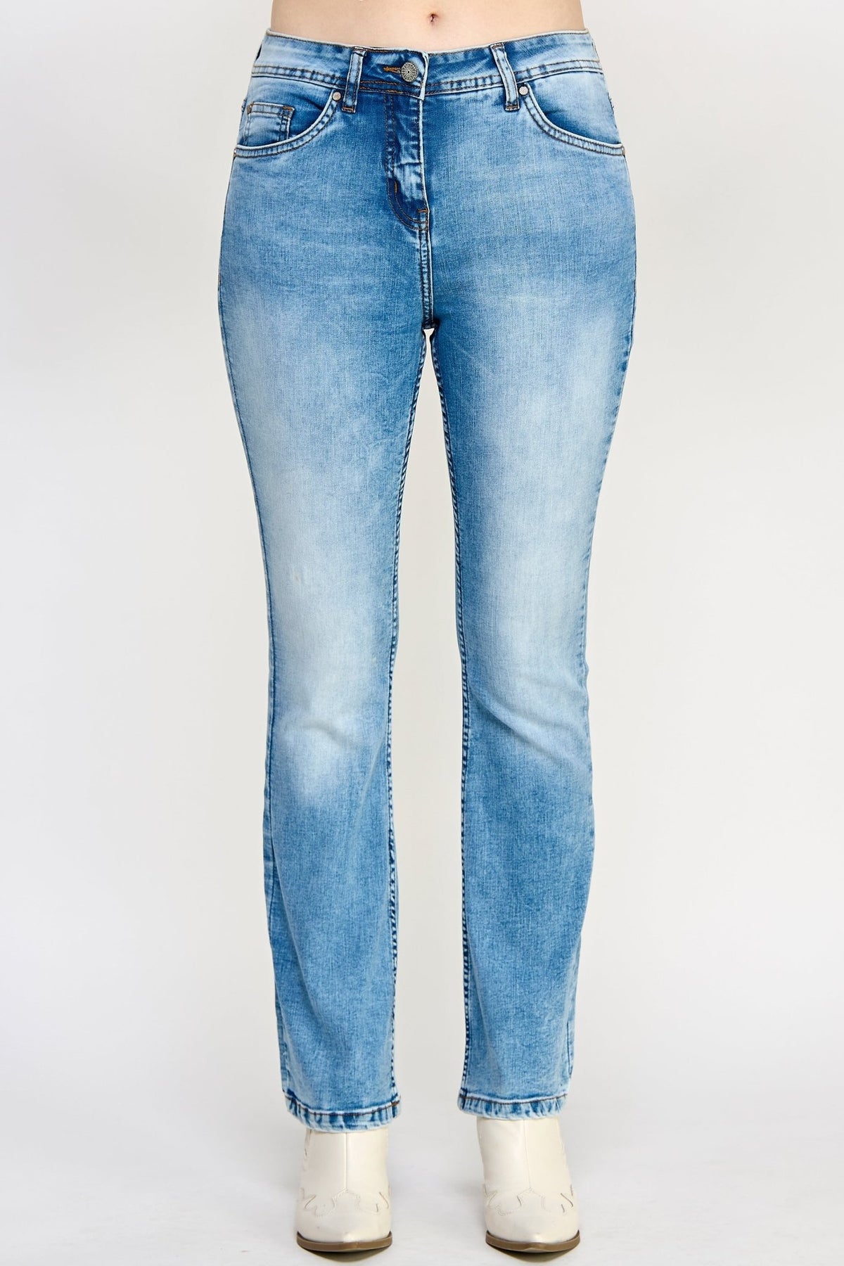 Boot - cut Denim Jeans - Ladies Trousers - UrbanKoach