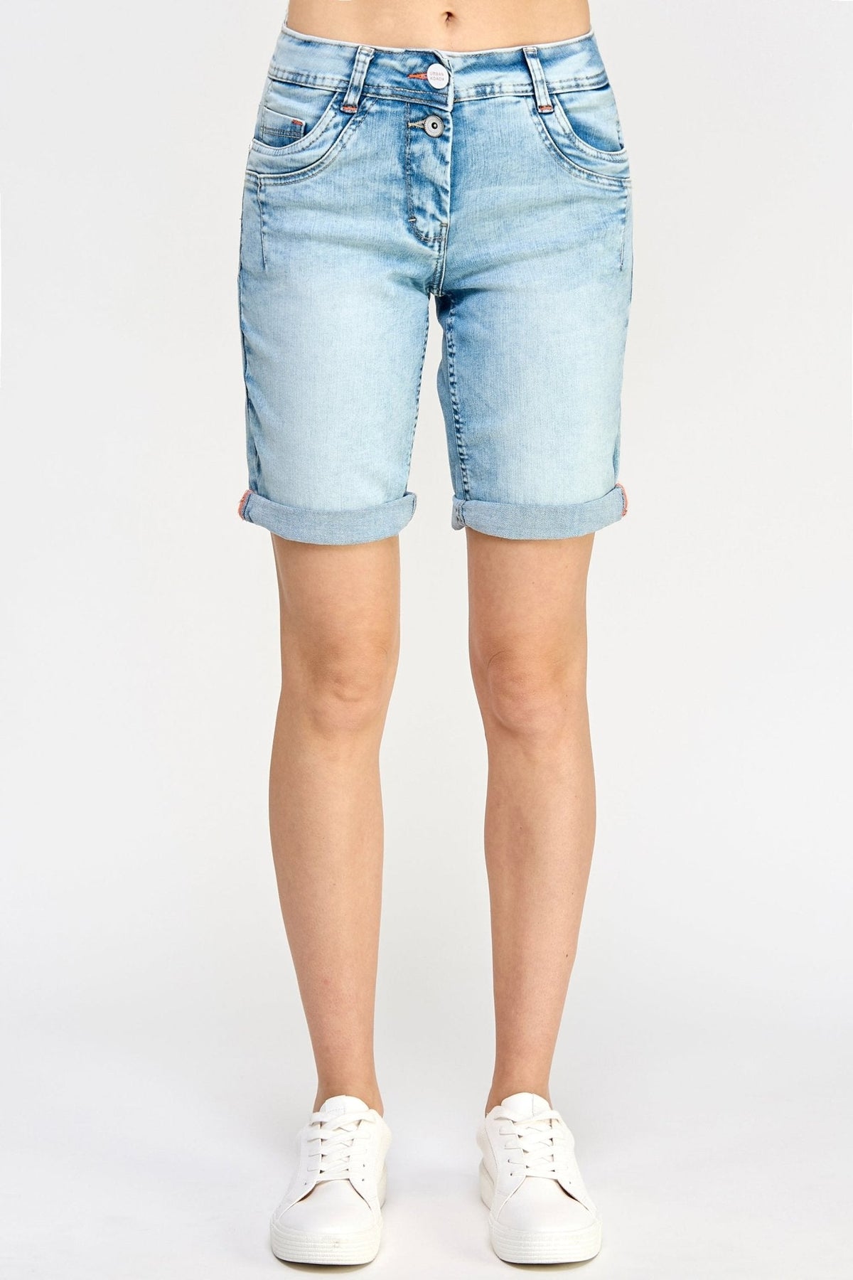 Dazzle Denim Shorts - Ladies Shorts - UrbanKoach