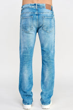 Load image into Gallery viewer, Faded Blue Men's Jeans - MEN's Trousers - UrbanKoach