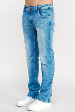 Load image into Gallery viewer, Faded Blue Men's Jeans - MEN's Trousers - UrbanKoach