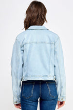 Load image into Gallery viewer, Ladies denim Jacket - Ladies Jackets - UrbanKoach