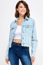 Load image into Gallery viewer, Ladies denim Jacket - Ladies Jackets - UrbanKoach