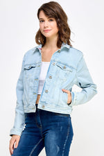 Load image into Gallery viewer, Ladies denim Jacket - Ladies Jackets - UrbanKoach