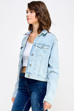 Load image into Gallery viewer, Ladies denim Jacket - Ladies Jackets - UrbanKoach