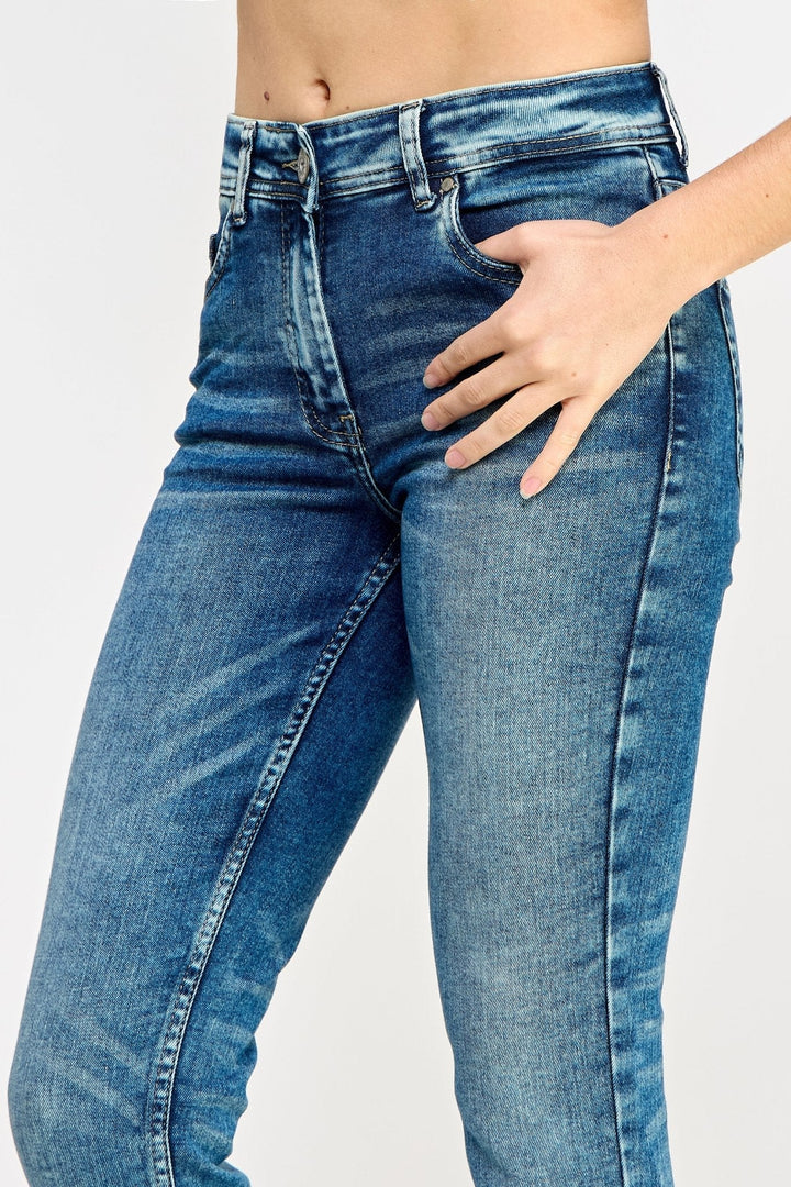 Light - Blue Skinny Jeans - Ladies Trousers - UrbanKoach