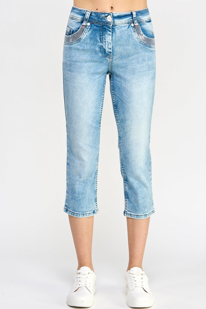 Luxe Crop Denim Jeans - Ladies Trousers - UrbanKoach