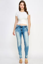 Load image into Gallery viewer, Mid - Blue Denim Jeans - Ladies Trousers - UrbanKoach
