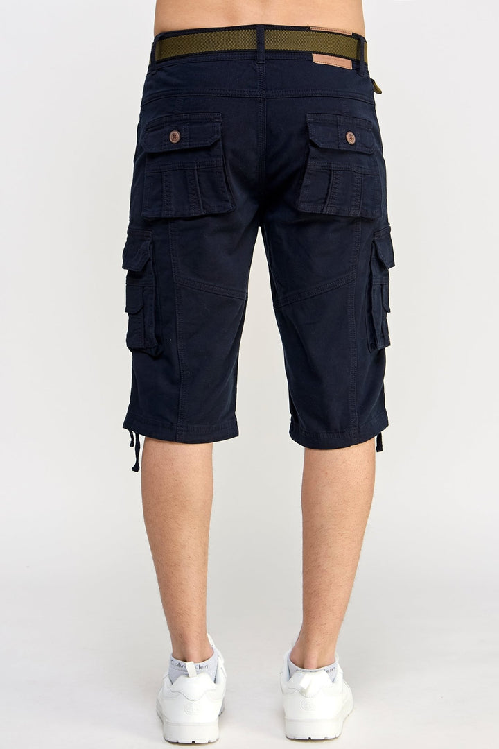 Navy Cargo Shorts - MEN's Shorts - UrbanKoach