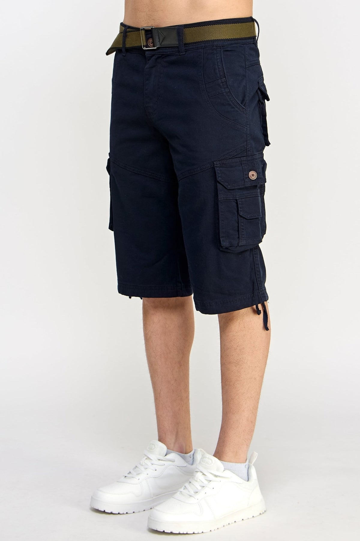 Navy Cargo Shorts - MEN's Shorts - UrbanKoach