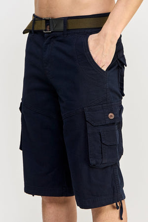 Navy Cargo Shorts - MEN's Shorts - UrbanKoach