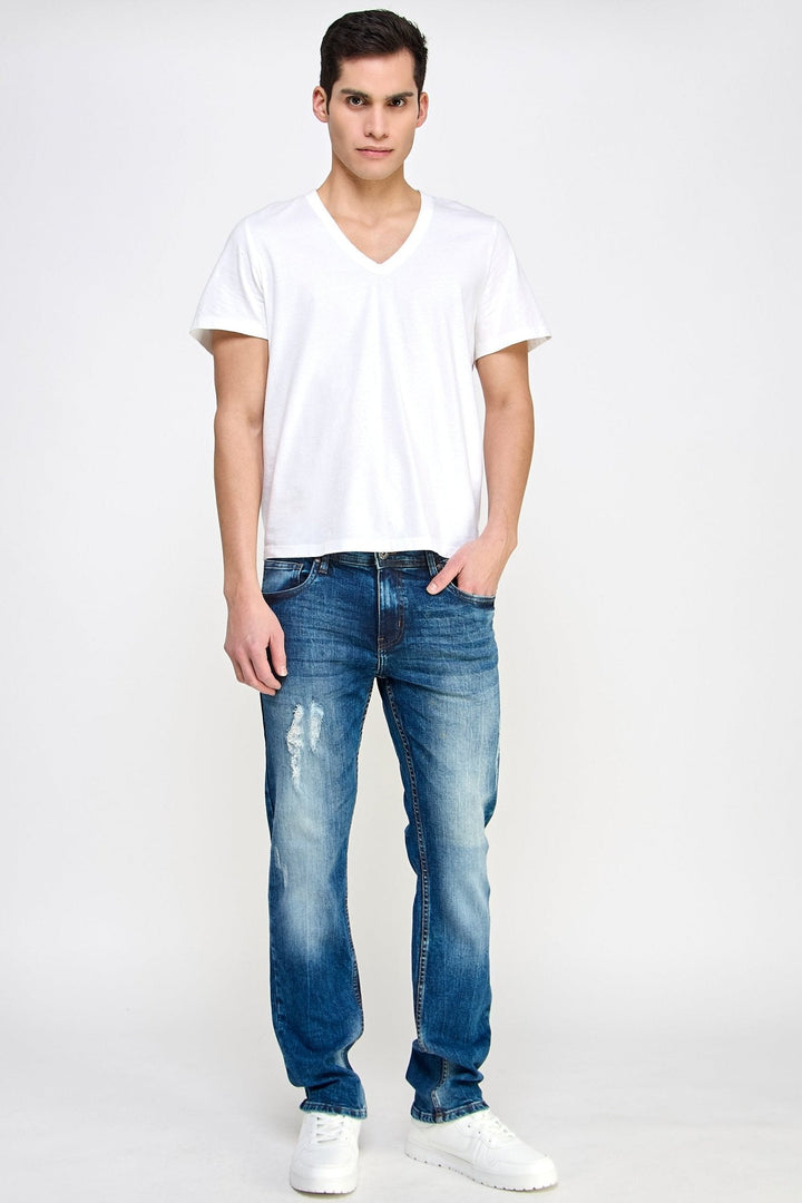 Straight - Fit Denim Jeans - MEN's Trousers - UrbanKoach