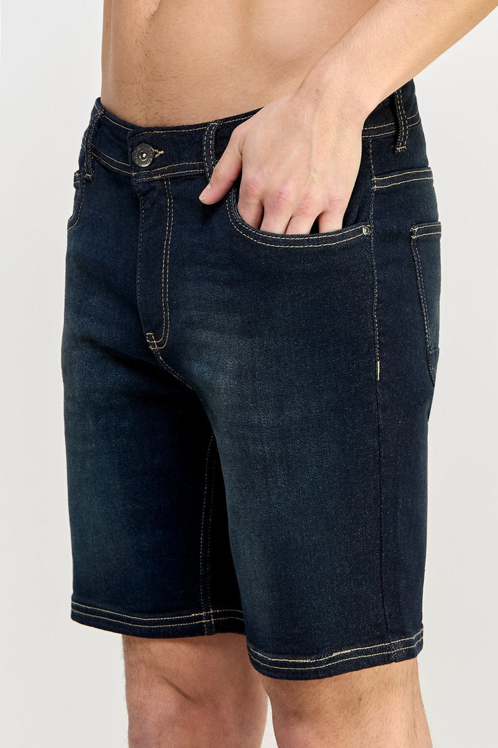 Straight Fit Denim Shorts - MEN's Shorts - UrbanKoach