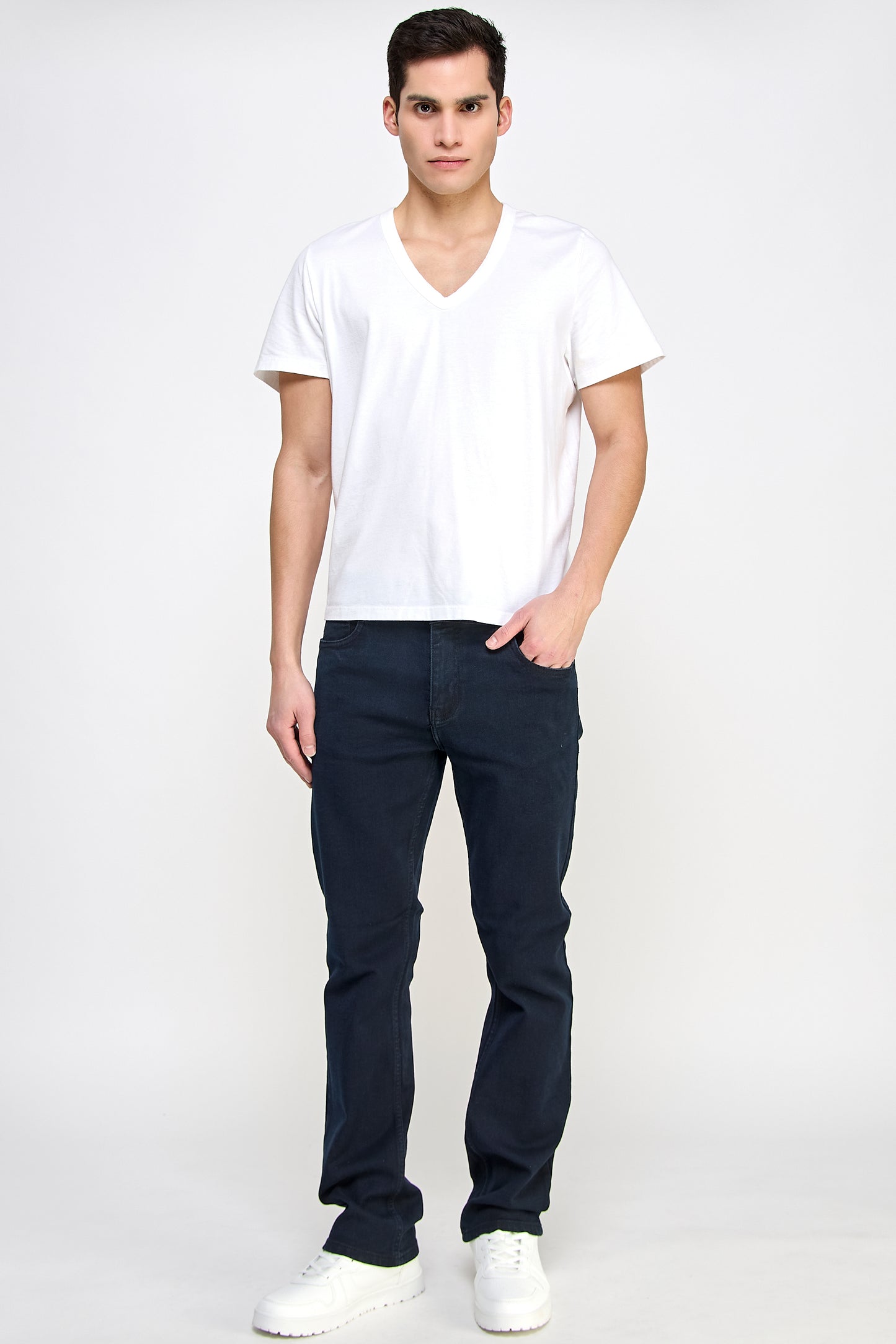 Noir Straight Fit Jeans