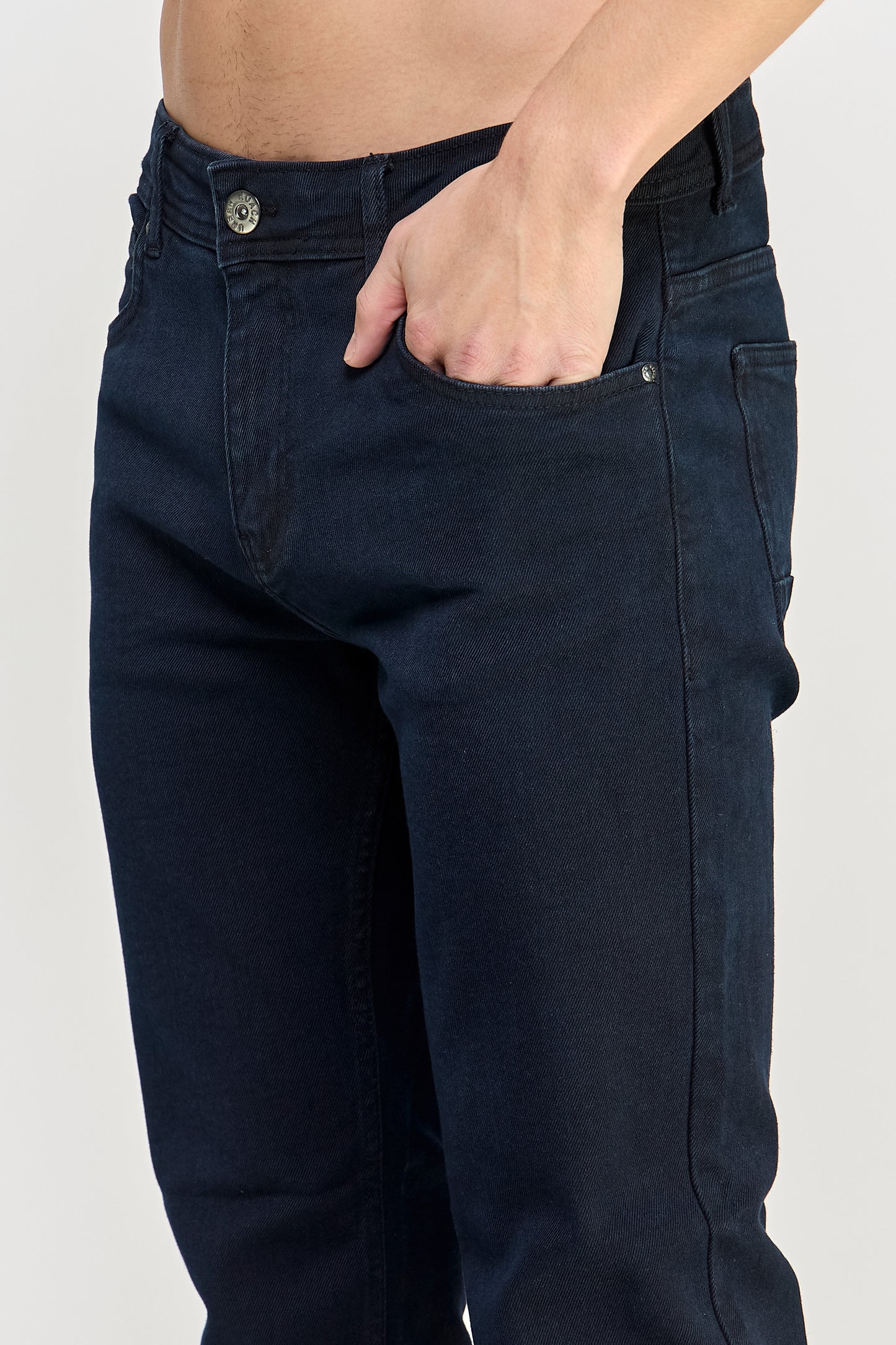 Noir Straight Fit Jeans