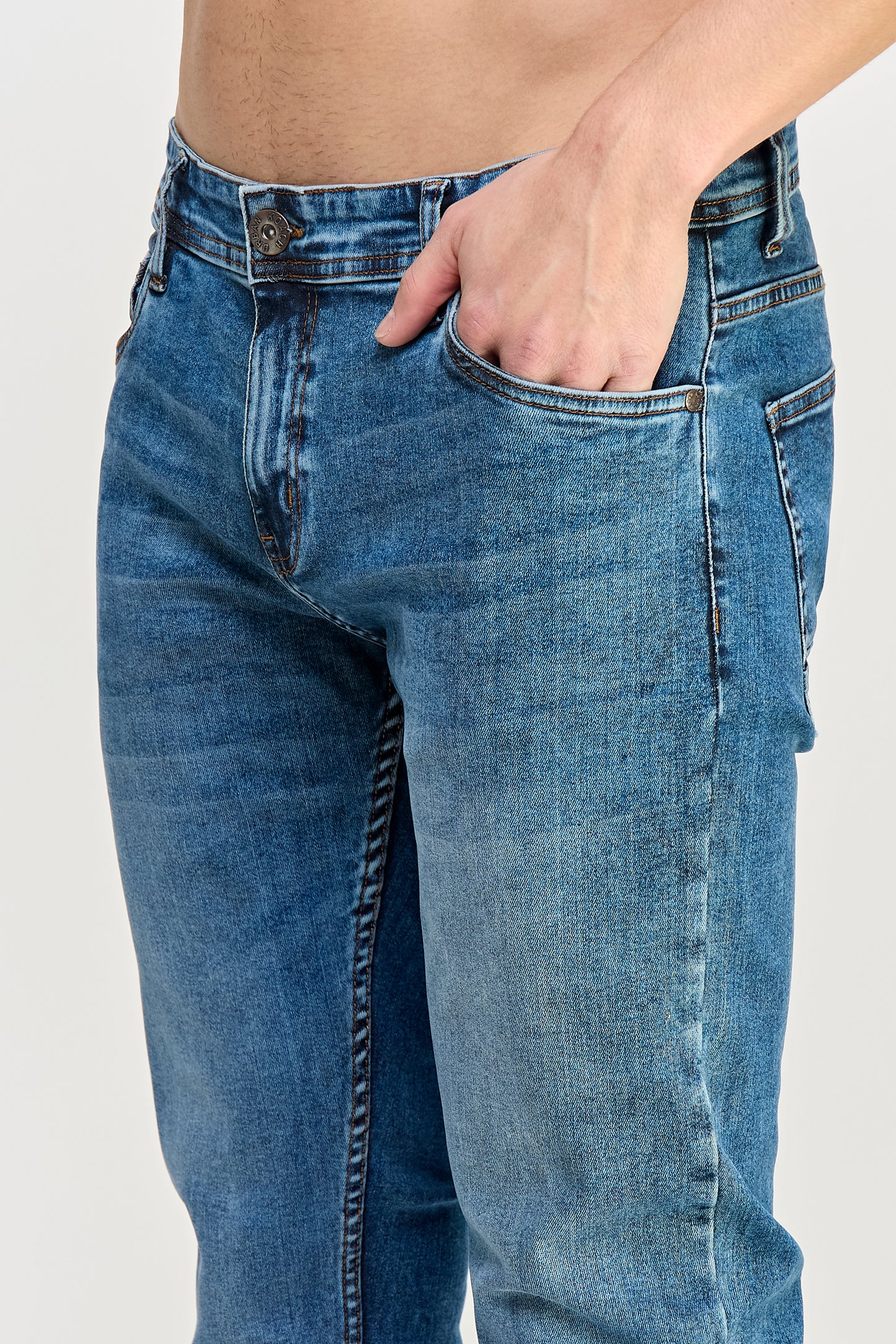 Azure Blue Denim Jeans