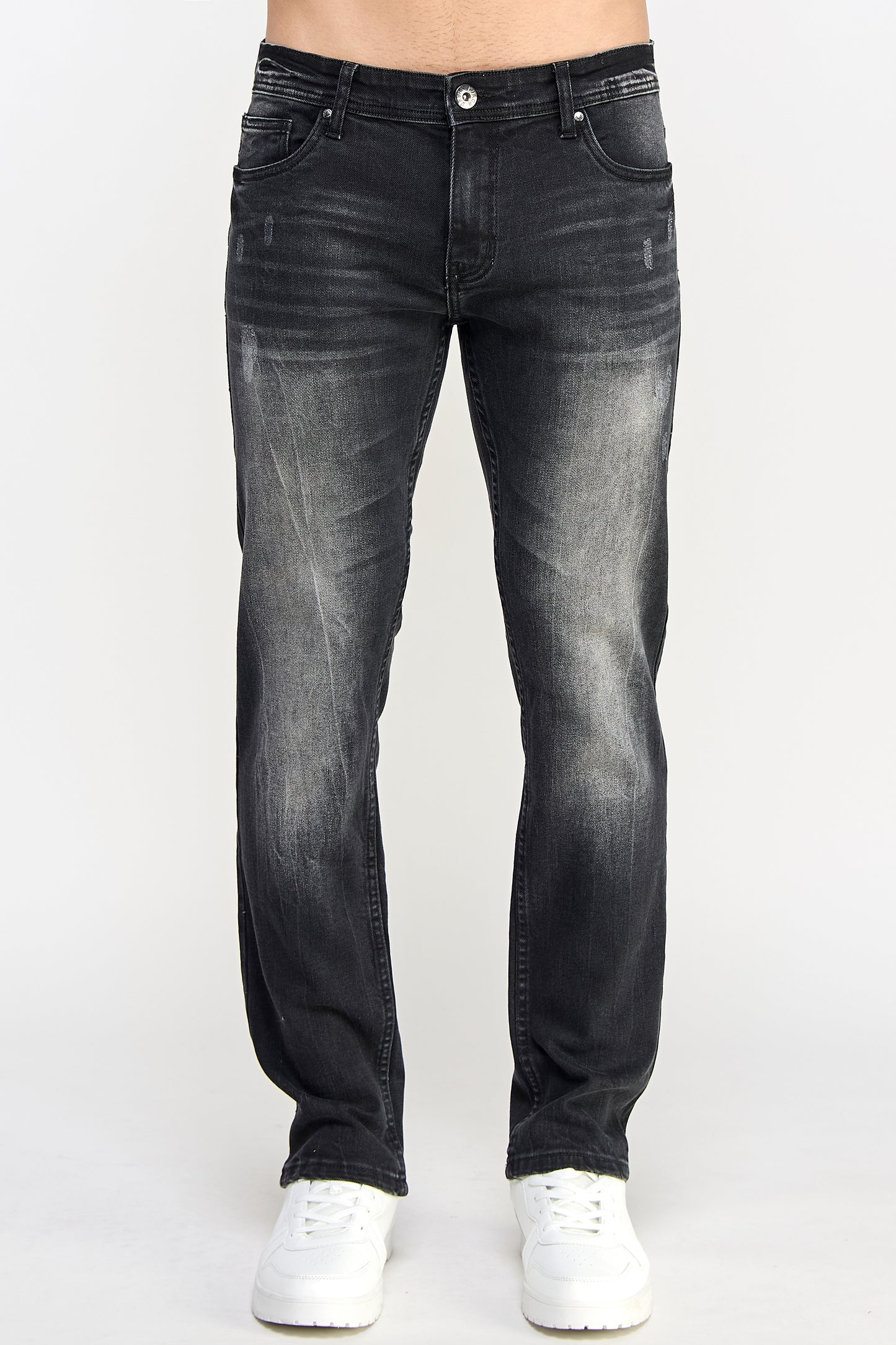 Straight-fit Black Jeans