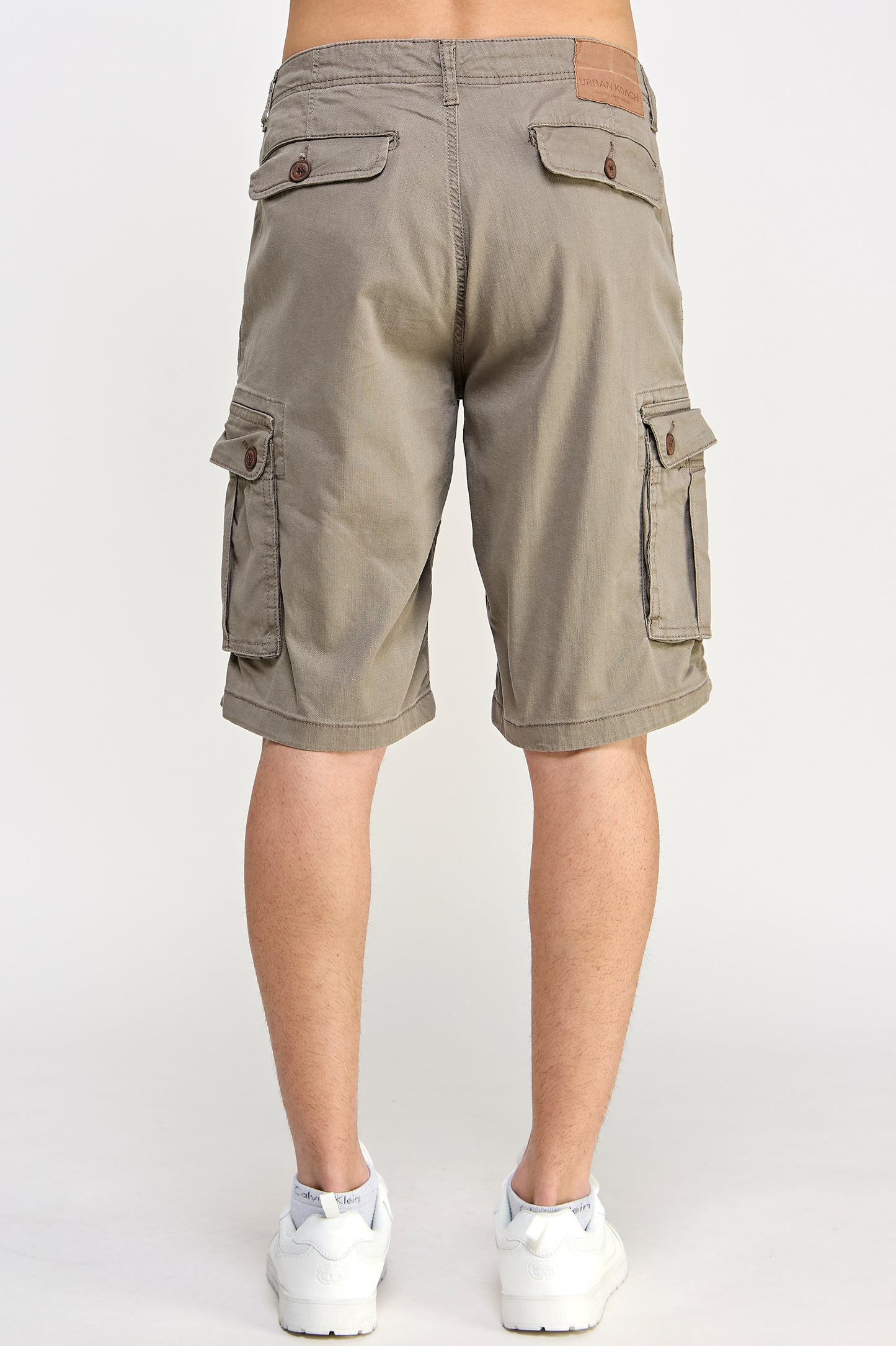 Beige Cargo Shorts