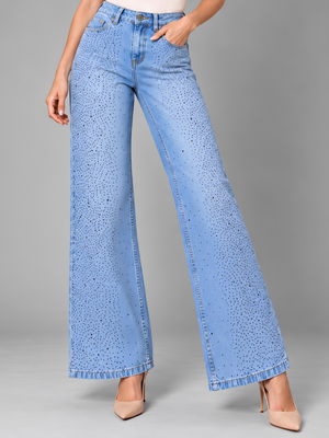 Caspian Bead denim jean