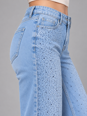 Caspian Bead denim jean