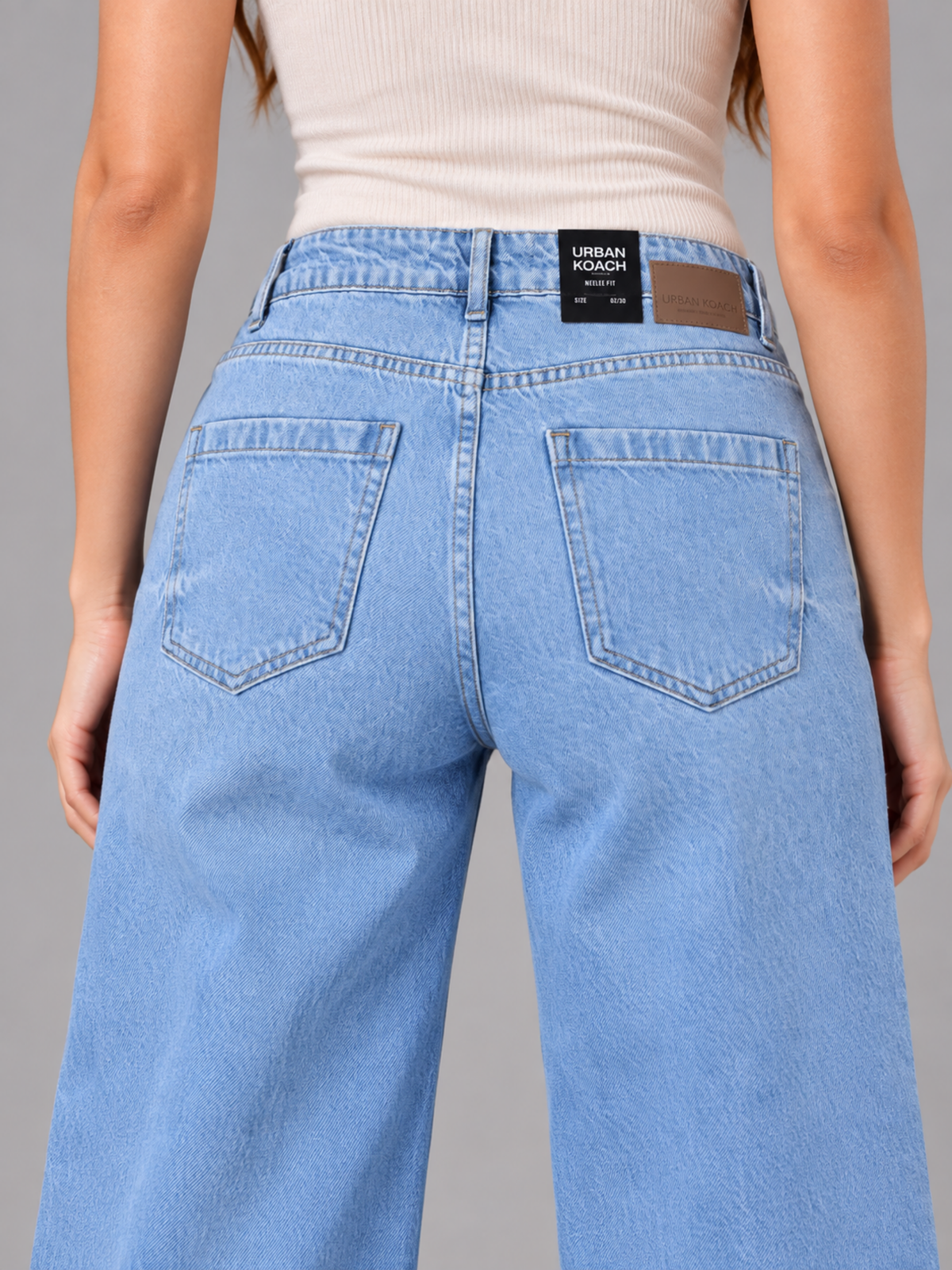 Caspian Bead denim jean