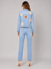 Daisy Chain Patchwork Denim Jacket