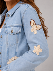 Daisy Chain Patchwork Denim Jacket