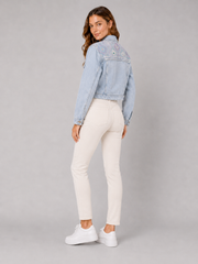 Garden Muse Embroidered Denim Jacket