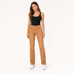 Load image into Gallery viewer, Burnished Copper Rhinestone Slim-Leg Jeans