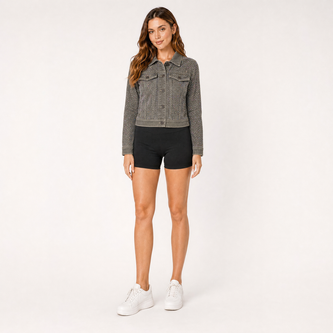 Stone Spark Slim Denim Jacket