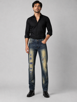 Load image into Gallery viewer, Iron Ridge Distressed Men's Straight-Leg Jeans