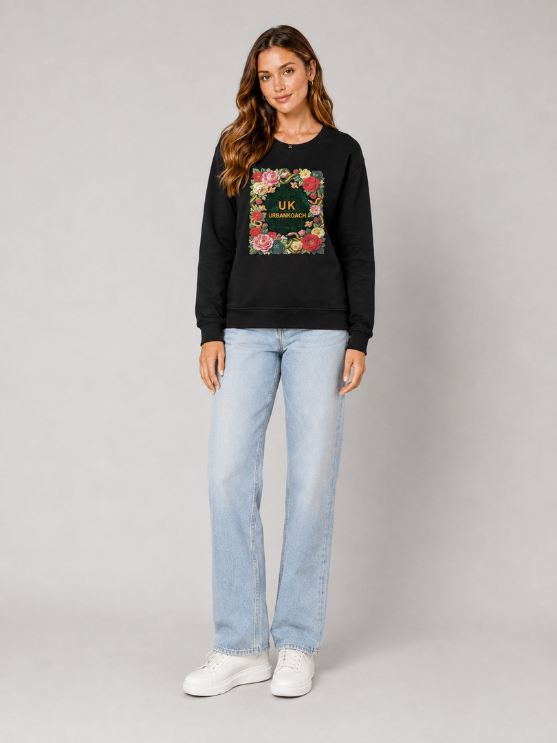 Midnight Garden Terry Sweatshirt