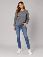 Load image into Gallery viewer, Silver Love Terry Sweatshirt