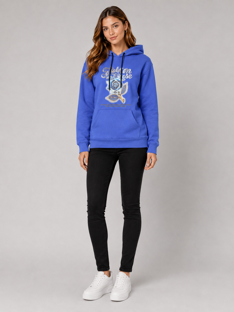 Blue Motion Graphic Hoodie
