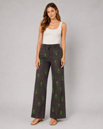 Load image into Gallery viewer, Desert Cactus Embroidered Wide-Leg Jeans