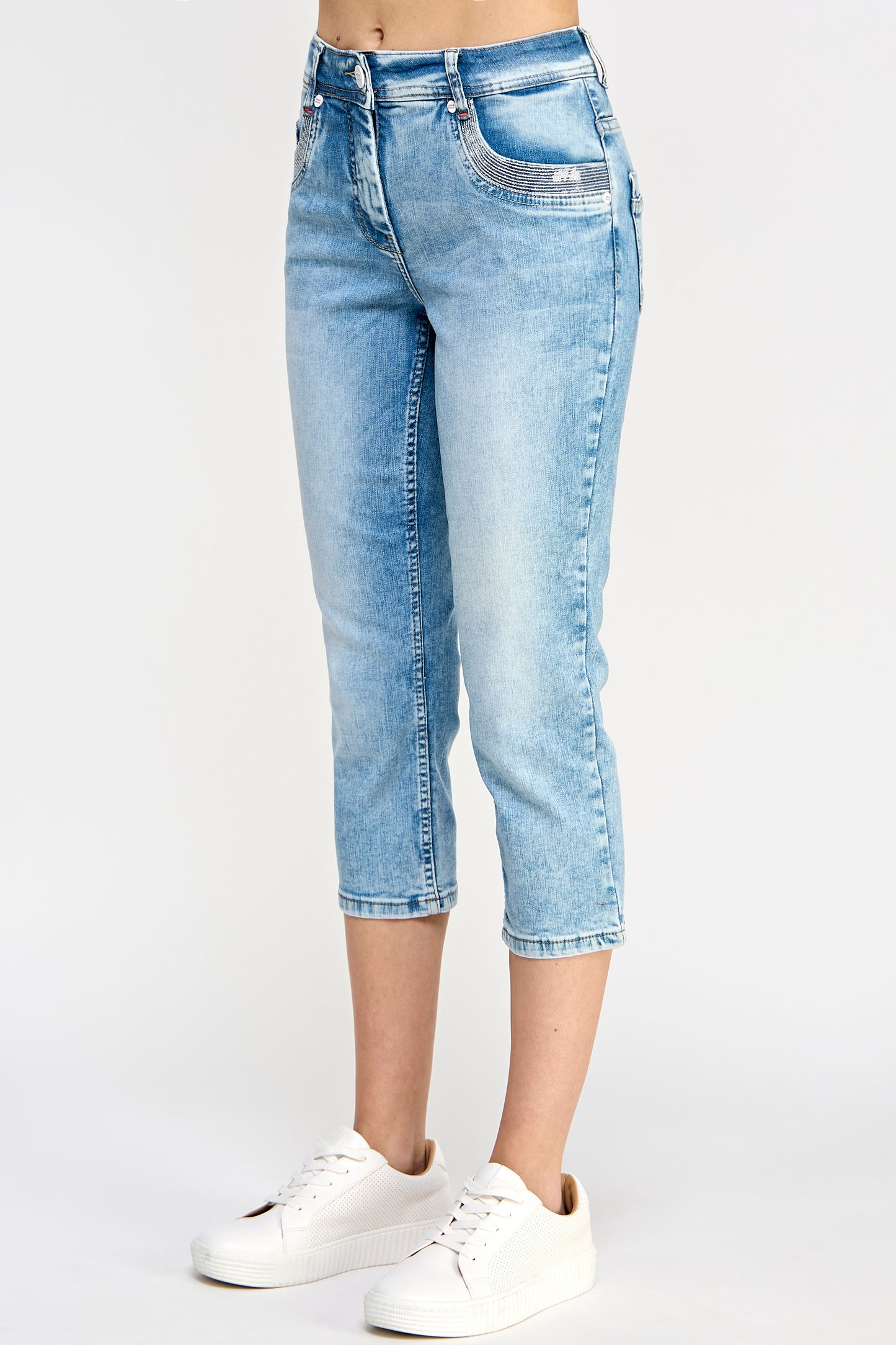 Luxe Crop Denim Jeans