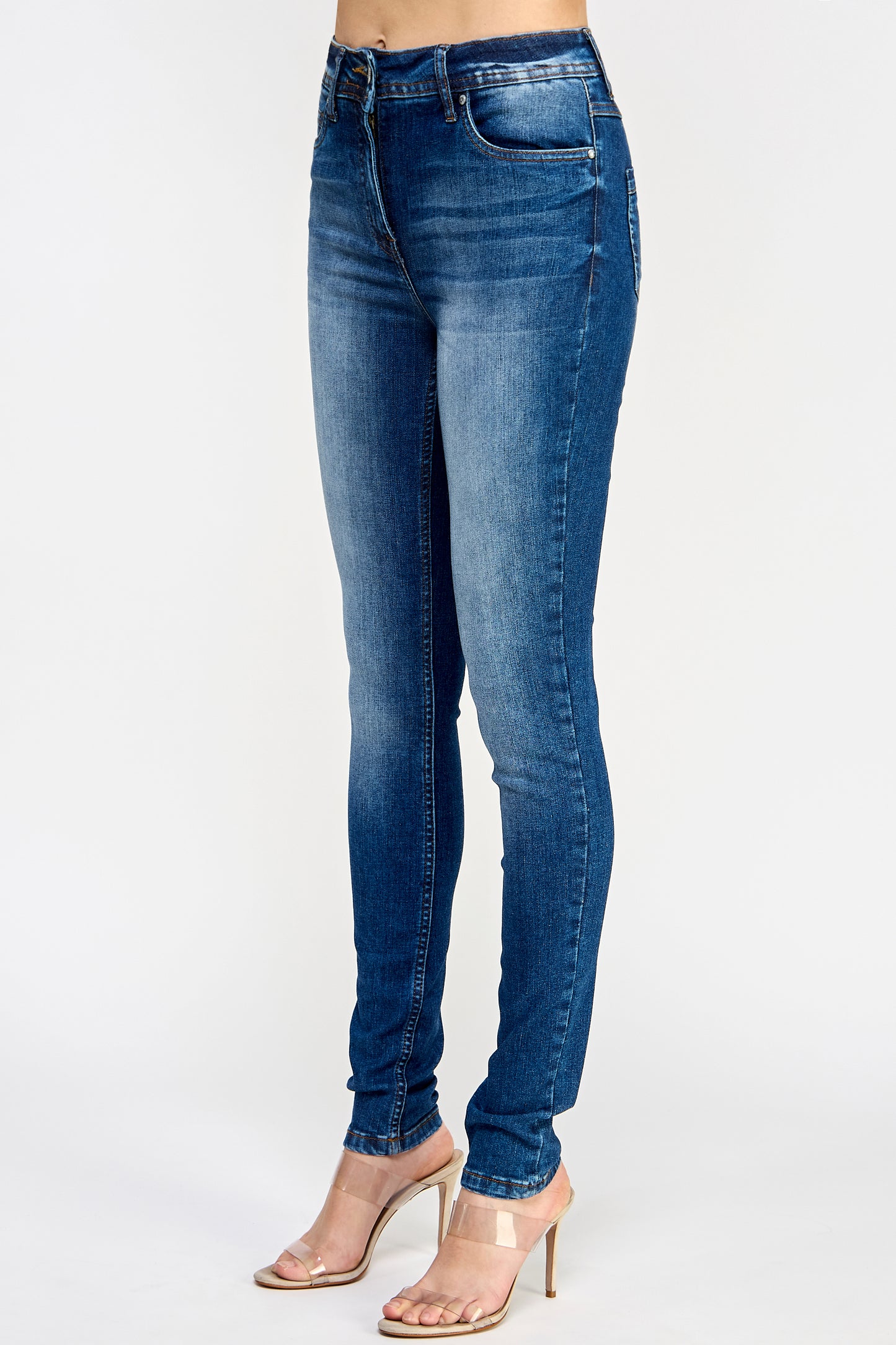 Blue Basic Fit Jeans