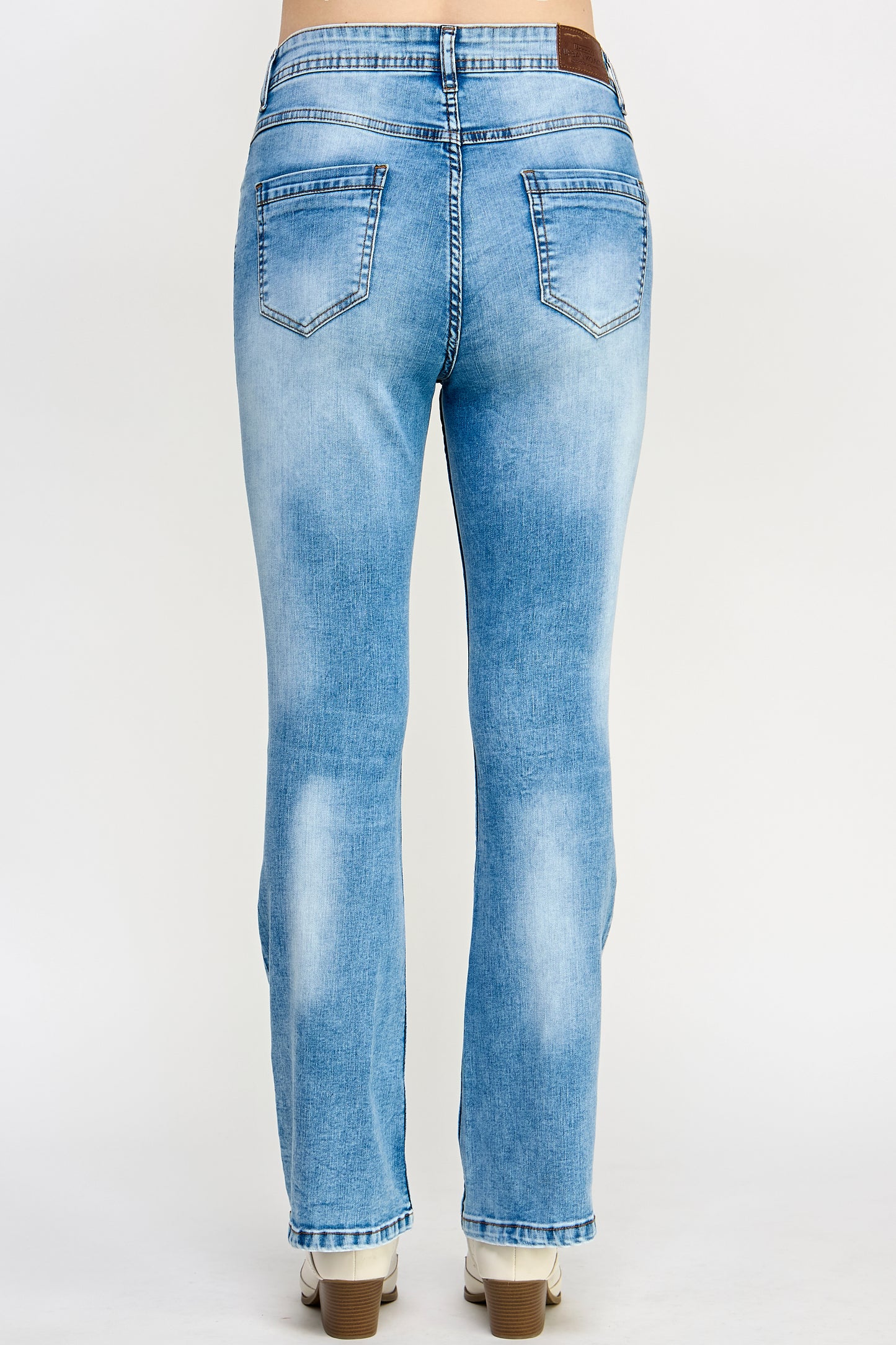 Boot-cut Denim Jeans