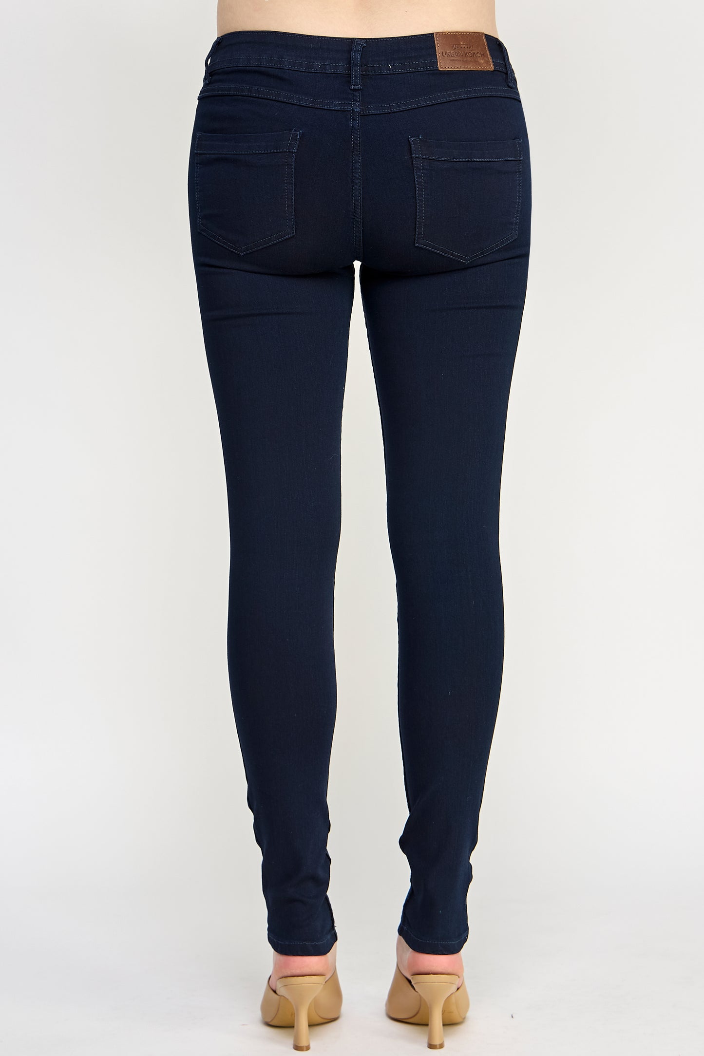 Dark-Blue Straight Fit Jeans