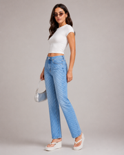 Lyric Straight Denim Jeans