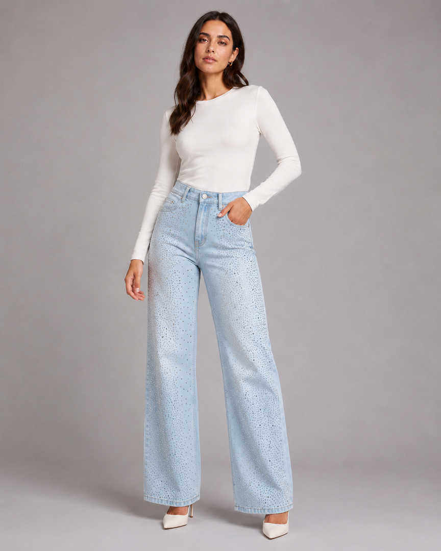 CASPIAN BEAD denim jean